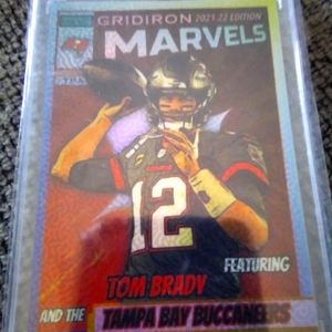 Tom Brady Custom Legacy Gridiron Marvels Refractor Blue Sealed Encased!!